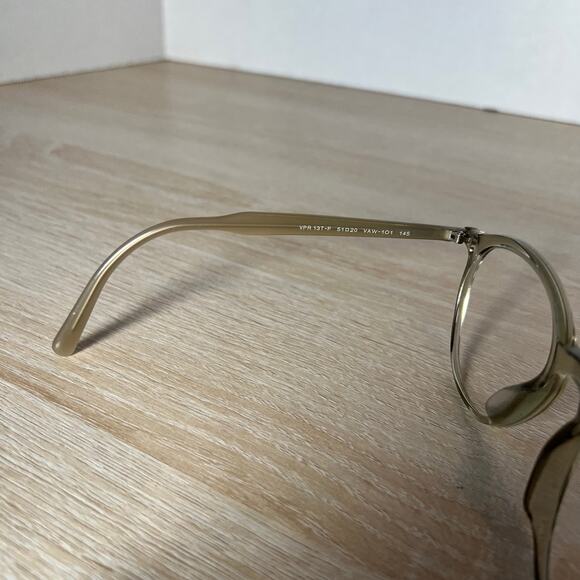 Prada VPR13T-F VAW-1O1 Eyeglasses Transparent Gray Beige 51-20-145 Italy - Picture 4 of 8